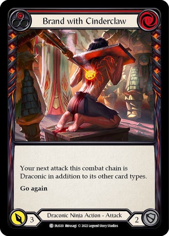 Image for Brand with Cinderclaw (Red) [Blitz Deck: Uprising - Fai]