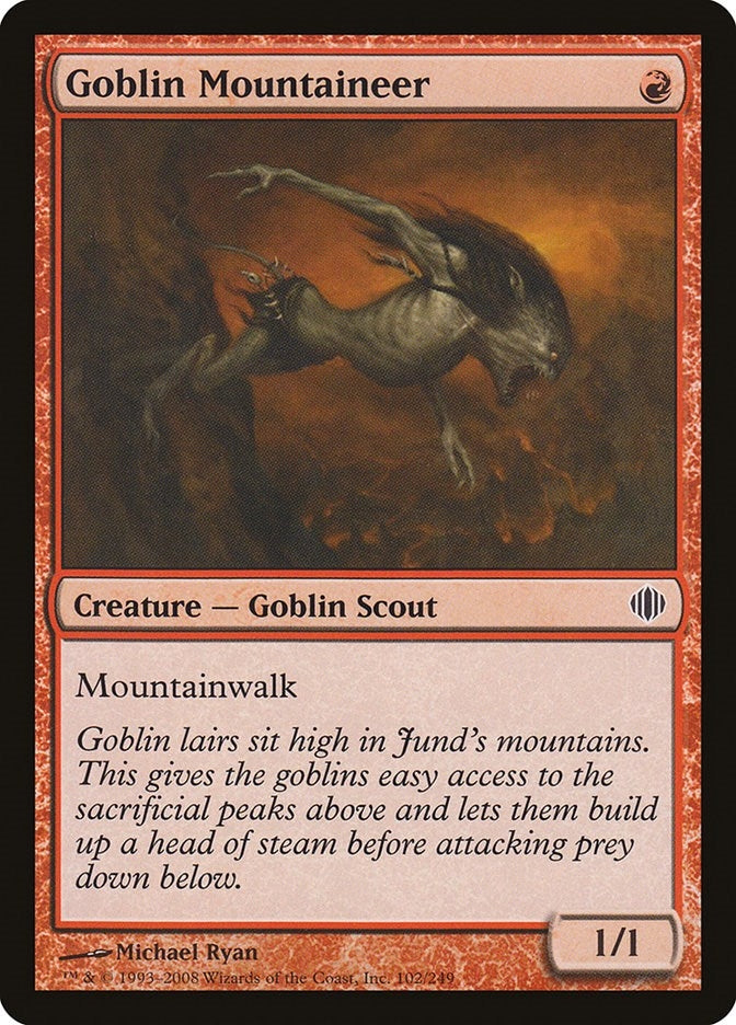 Goblin Mountaineer (102) [ALA]