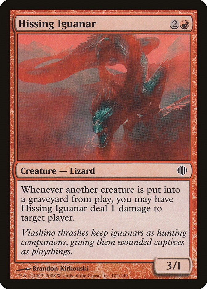 Hissing Iguanar (104) [ALA]