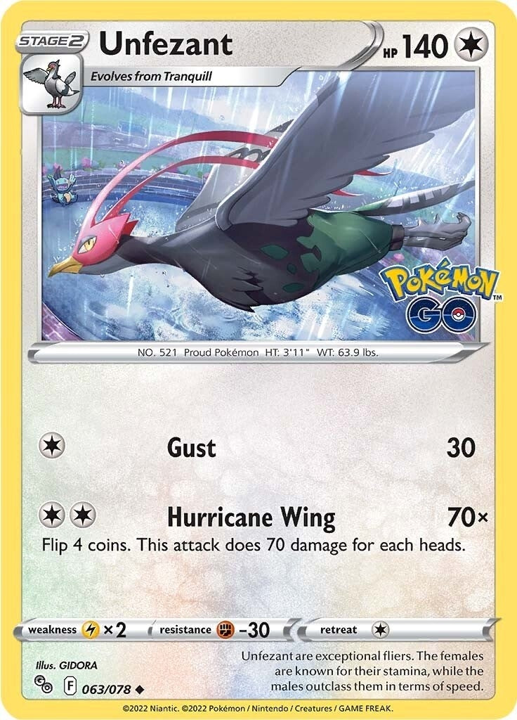 Unfezant (063/078) [PGO]