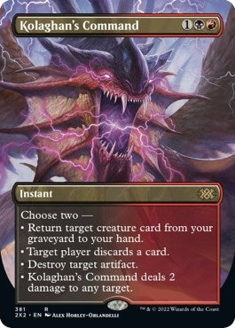 Kolaghan's Command (Borderless Alternate Art) [Double Masters 2022]