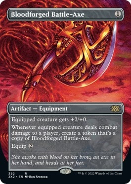 Bloodforged Battle Axe Borderless (392) [2X2]