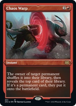 Chaos Warp (Foil Etched) [Double Masters 2022]