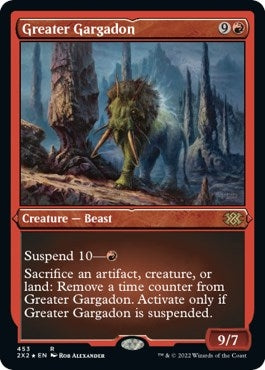 Greater Gargadon Foil Etched (453) [2X2]