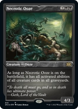 Necrotic Ooze Foil Etched (441) [2X2]