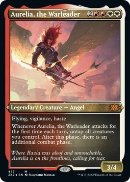 Aurelia the Warleader Foil Etched (477) [2X2]