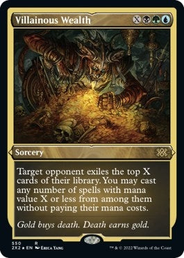 Villainous Wealth (Foil Etched) [Double Masters 2022]