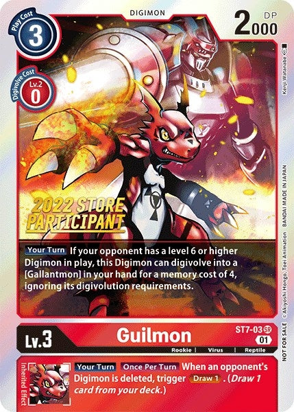 Image for Guilmon (2022 Store Participant) [Starter Deck 07: Gallantmon]