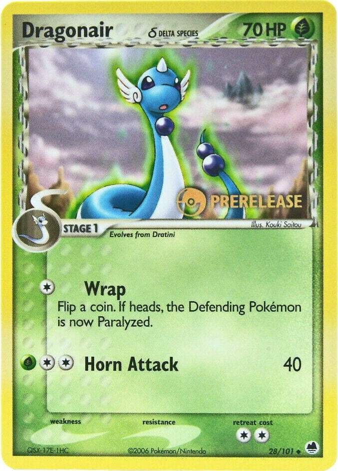 Dragonair Delta Species 28 101 Prerelease (28/101) [PR]