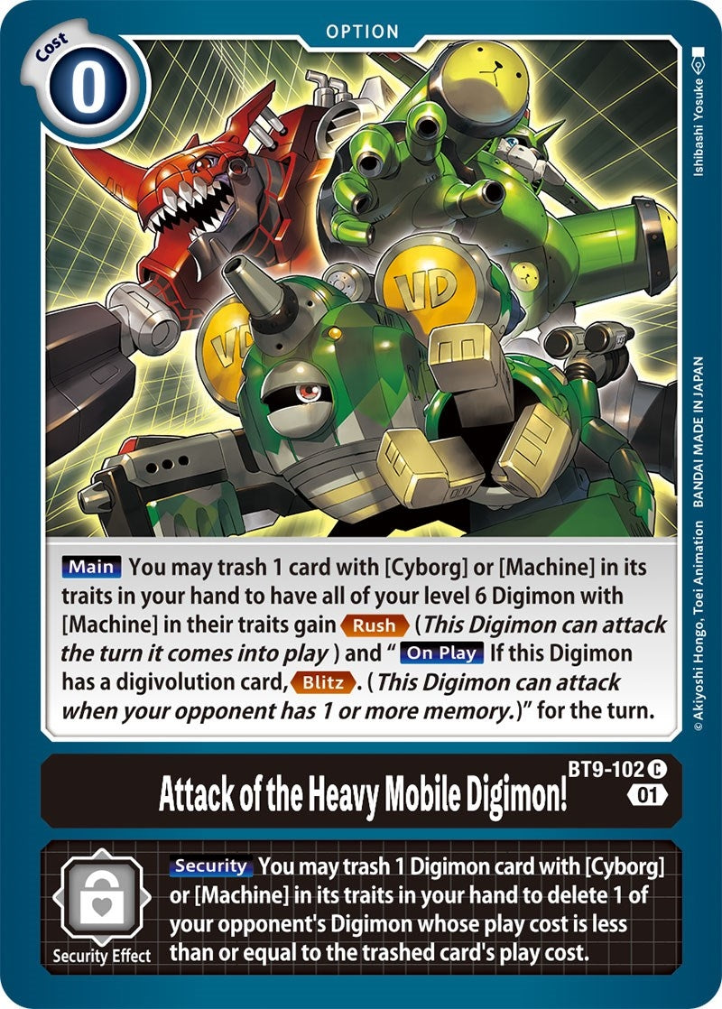 Image for Attack of the Heavy Mobile Digimon! [X Record]