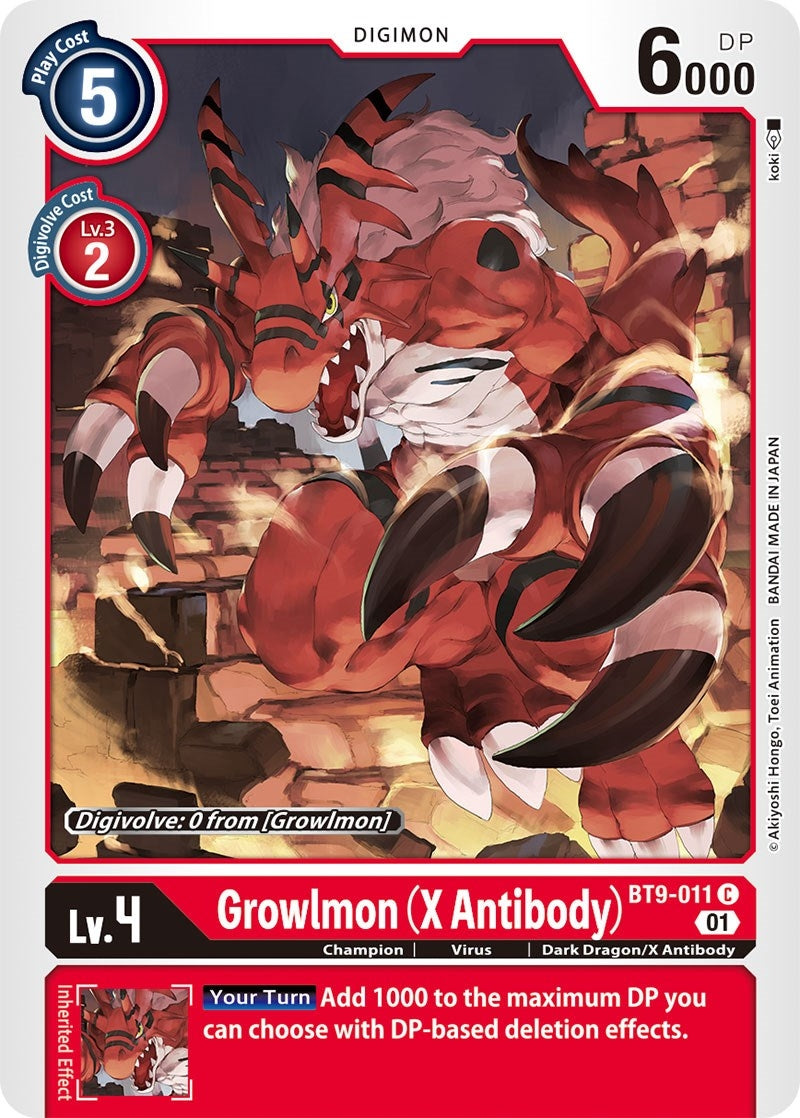 Image for Growlmon (X Antibody) [X Record]