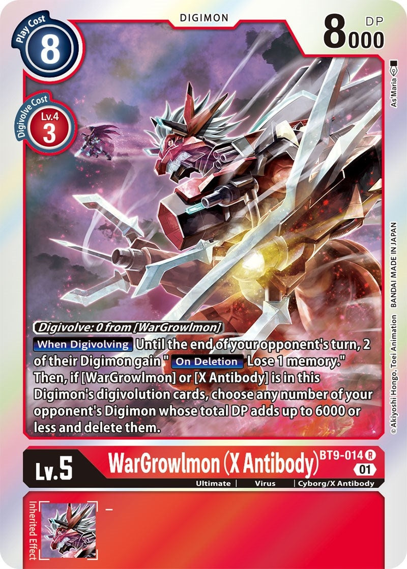 Image for WarGrowlmon (X Antibody) [X Record]