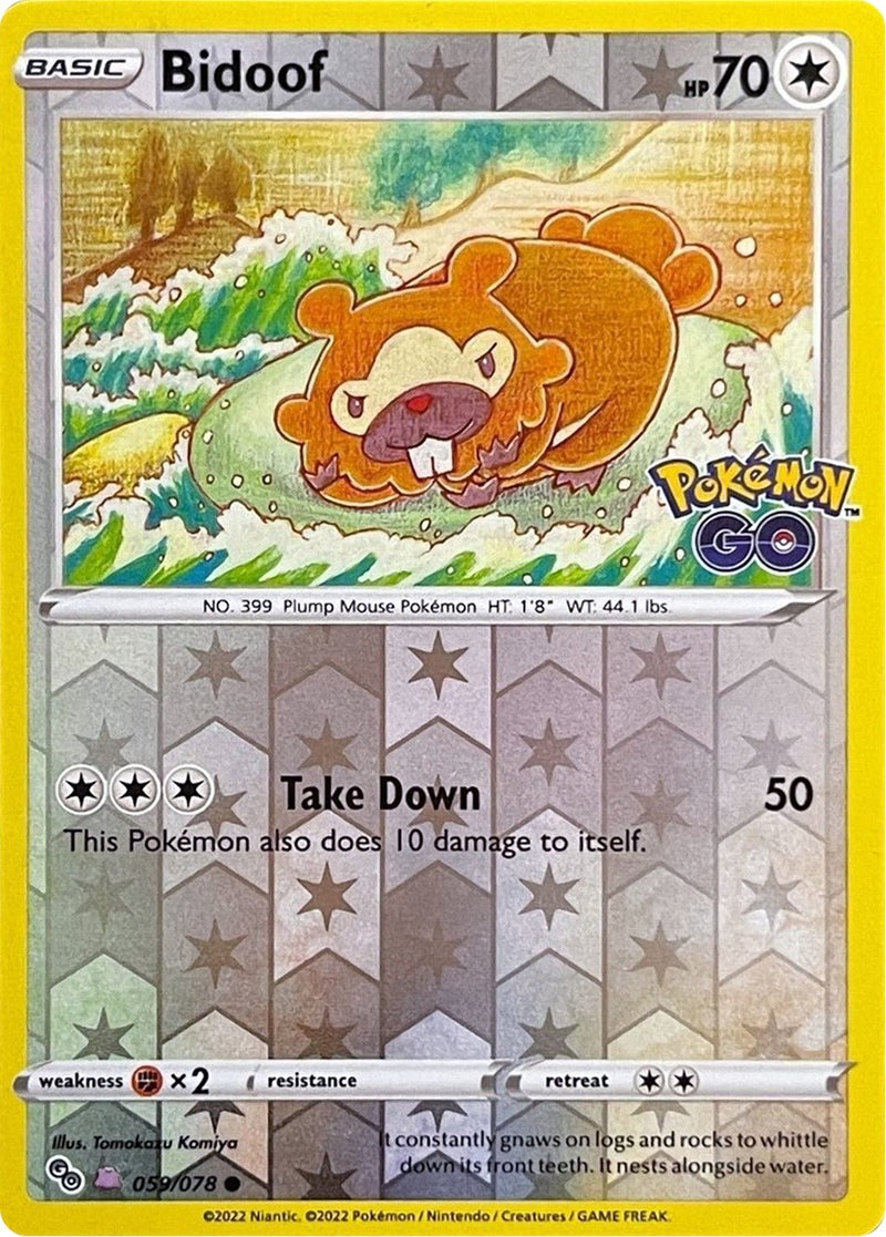 Bidoof Peelable Ditto (059/078) [PGO]