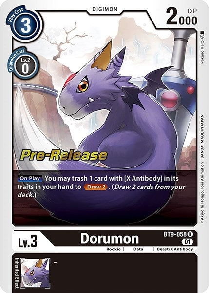 Image for Dorumon [X Record Pre-Release Cards]