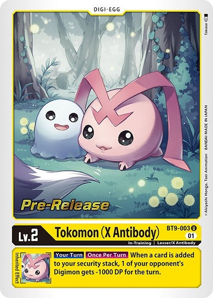 Image for Tokomon (X Antibody) [X Record Pre-Release Cards]