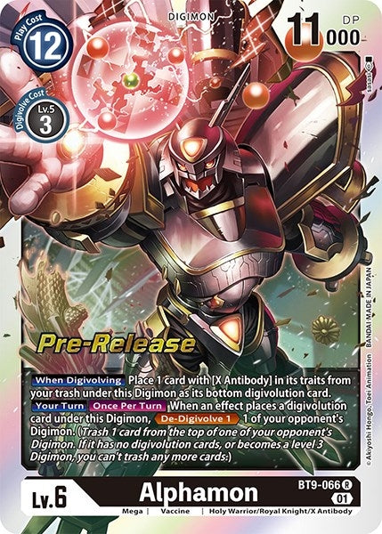 Image for Alphamon [X Record Pre-Release Cards]