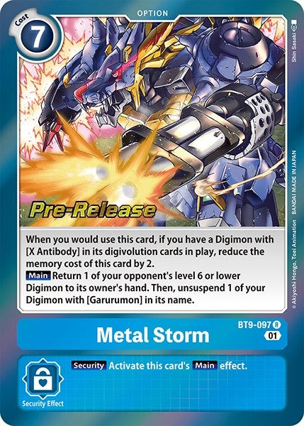 Image for Metal Storm [X Record Pre-Release Cards]