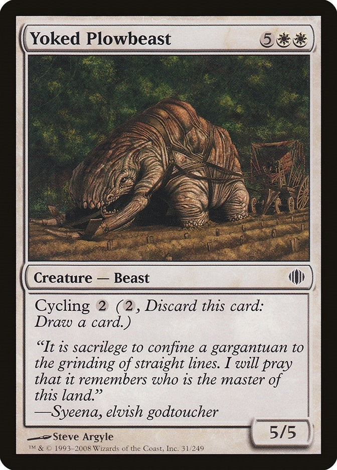 Yoked Plowbeast (31) [ALA]