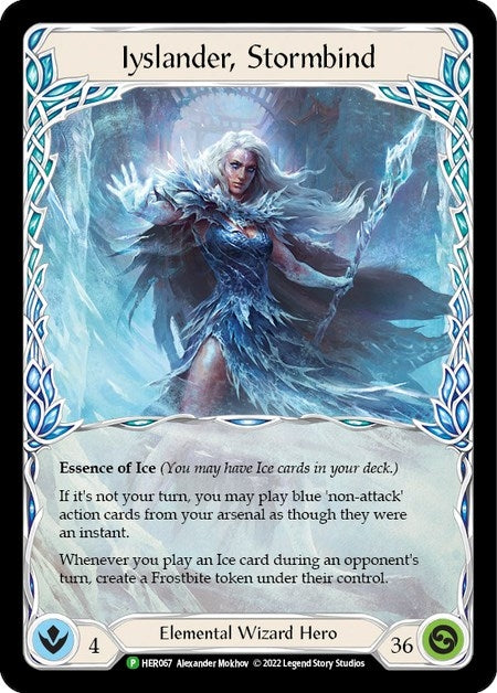 Image for Iyslander, Stormbind - HER067 [Flesh and Blood: Promo Cards]