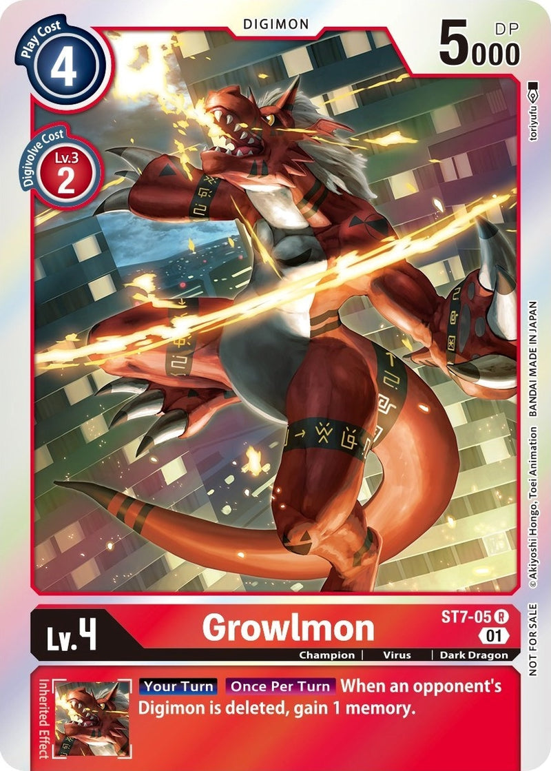 Image for Growlmon (Gen Con 2022) [Starter Deck 07: Gallantmon]