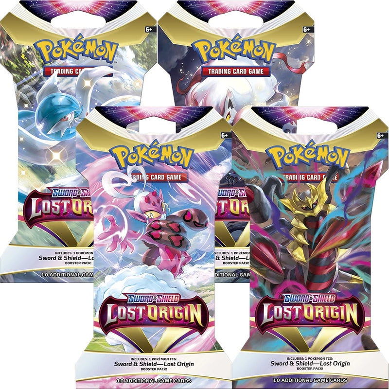 Lost Origin Sleeved Booster Pack Art Bundle Set of 4 [SWSH11]