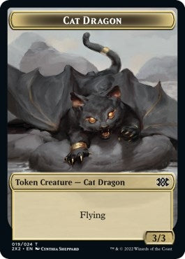 Cat Dragon Spirit 002 Double sided Token [2X2]