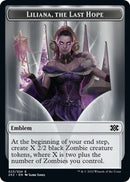 Emblem Liliana the Last Hope Spirit 002 Double sided Token [2X2]
