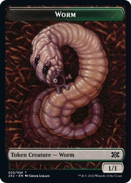 Worm Knight Double sided Token [2X2]
