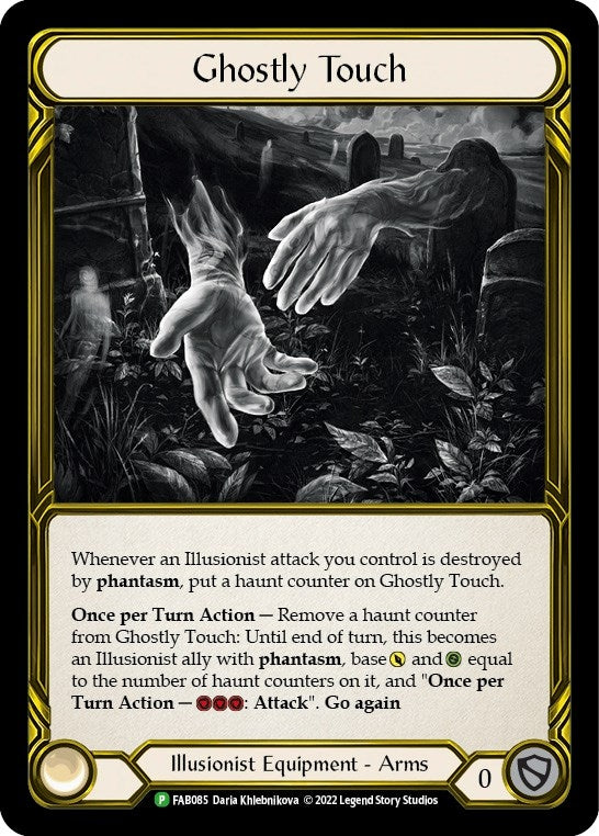 Image for Ghostly Touch (Golden) [Flesh and Blood: Promo Cards]