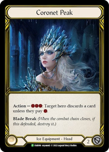 Image for Coronet Peak (Golden) [Flesh and Blood: Promo Cards]