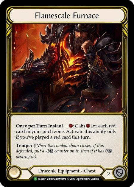 Image for Flamescale Furnace (Golden) [Flesh and Blood: Promo Cards]