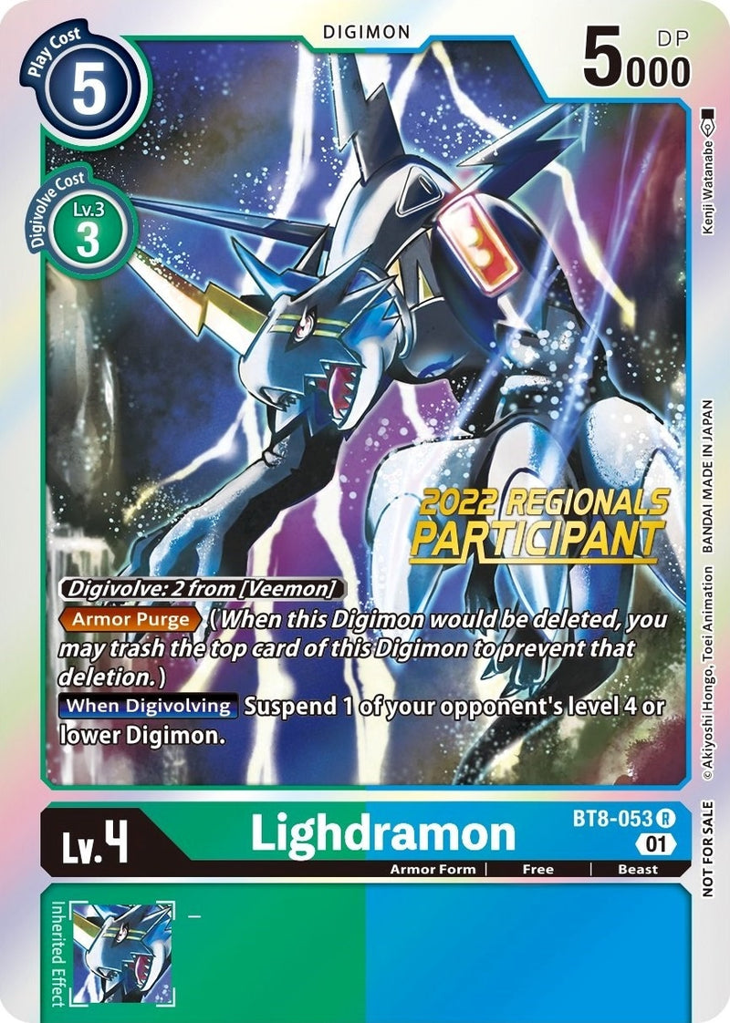 Image for Lighdramon (2022 Championship Offline Regional) [Online Participant] [New Awakening]