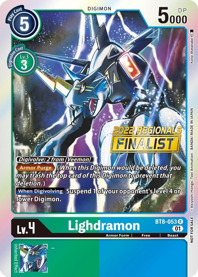 Image for Lighdramon (2022 Championship Offline Regional) [Online Finalist] [New Awakening]