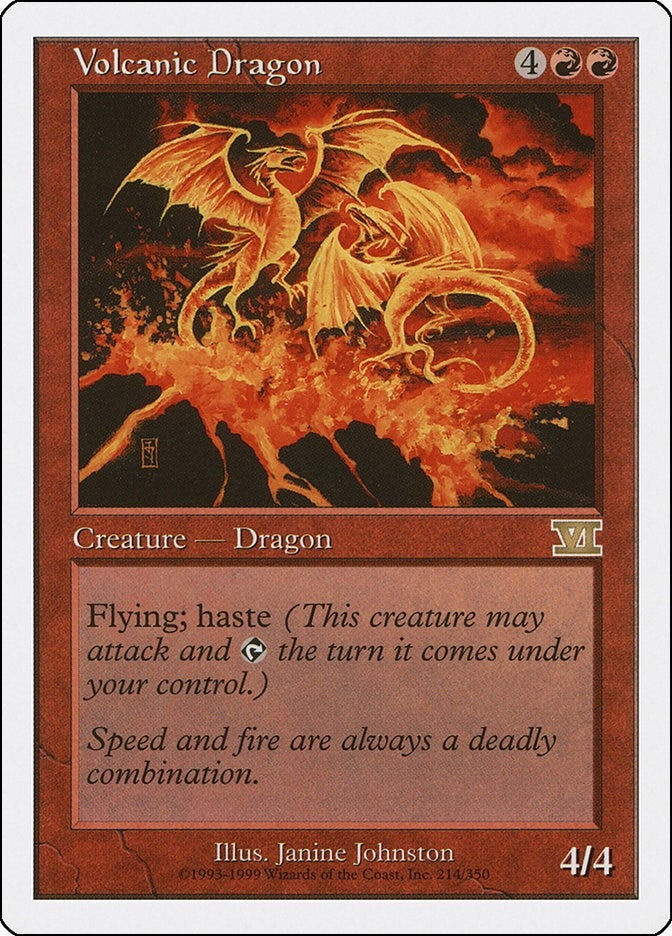 Volcanic Dragon (214) [6ED]
