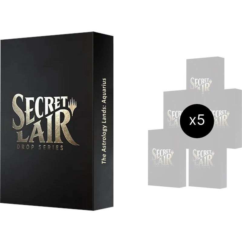 Secret Lair Drop Astrology Lands Aquarius Bundle Non Foil Edition [SLD]