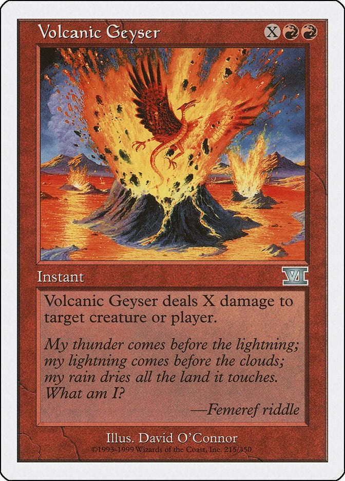 Volcanic Geyser (215) [6ED]