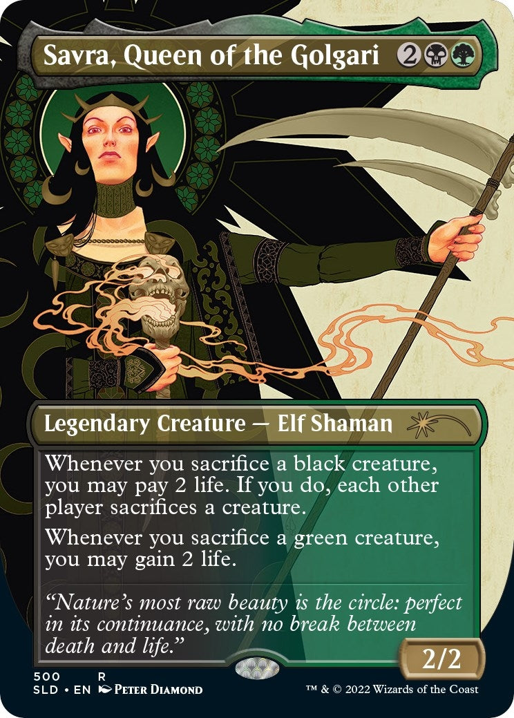 Savra Queen of the Golgari (500) [SLD]