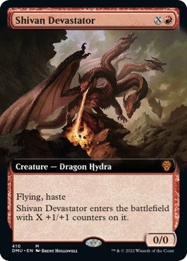 Shivan Devastator Extended Art (410) [DMU]