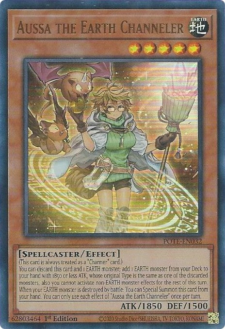 Aussa the Earth Channeler (POTE-EN032) [POTE]