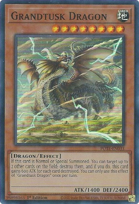 Grandtusk Dragon [POTE-EN033] Super Rare