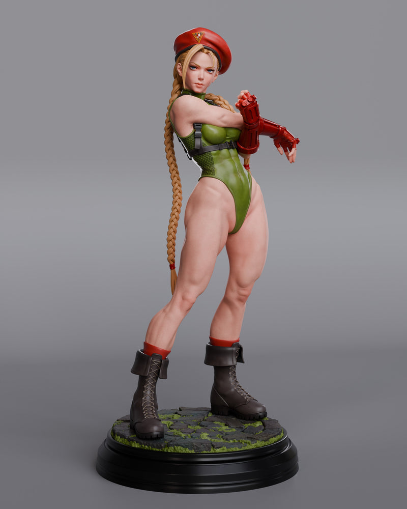Cammy SSF2 Resin Statue - view 2