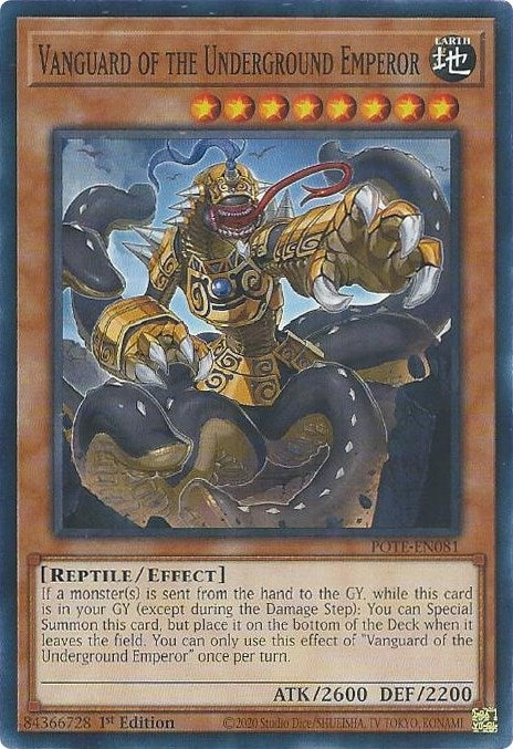 Vanguard of the Underground Emperor (POTE-EN081) [POTE]