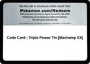 Code Card Triple Power Tin Machamp EX [BKP]