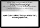 Code Card BREAKthrough Single Pack Blister Hawlucha [BKT]