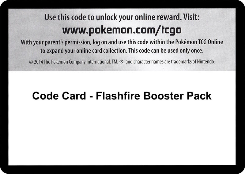 Code Card Flashfire Booster Pack [FLF]