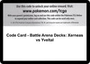 Code Card Battle Arena Decks Xerneas vs Yveltal [FFI]