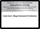 Code Card Mega Charizard X Collection [FFI]