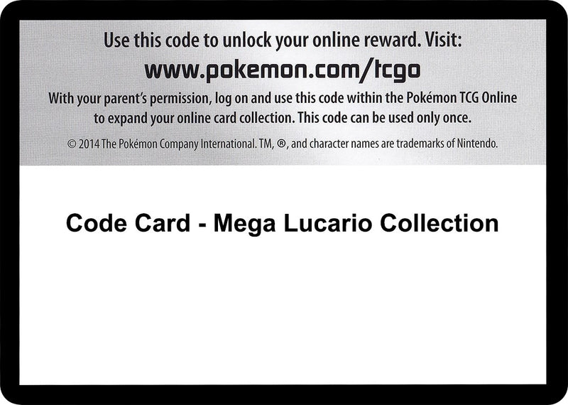 Code Card Mega Lucario Collection [FFI]