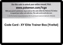 Code Card XY Elite Trainer Box Yveltal [XY]