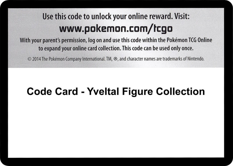 Code Card Yveltal Figure Collection [XY]